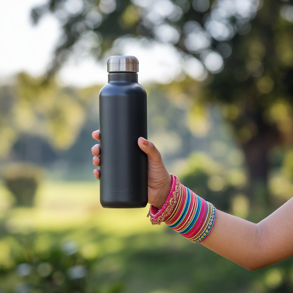 Blacqua Sports Hot and cold water bottle - By Bharat kitchenware