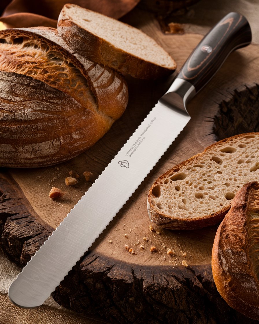 Artisan Bread Knife for Effortless Slicing