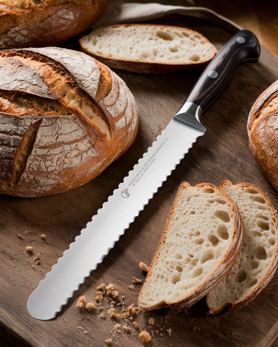 Artisan Bread Knife for Effortless Slicing