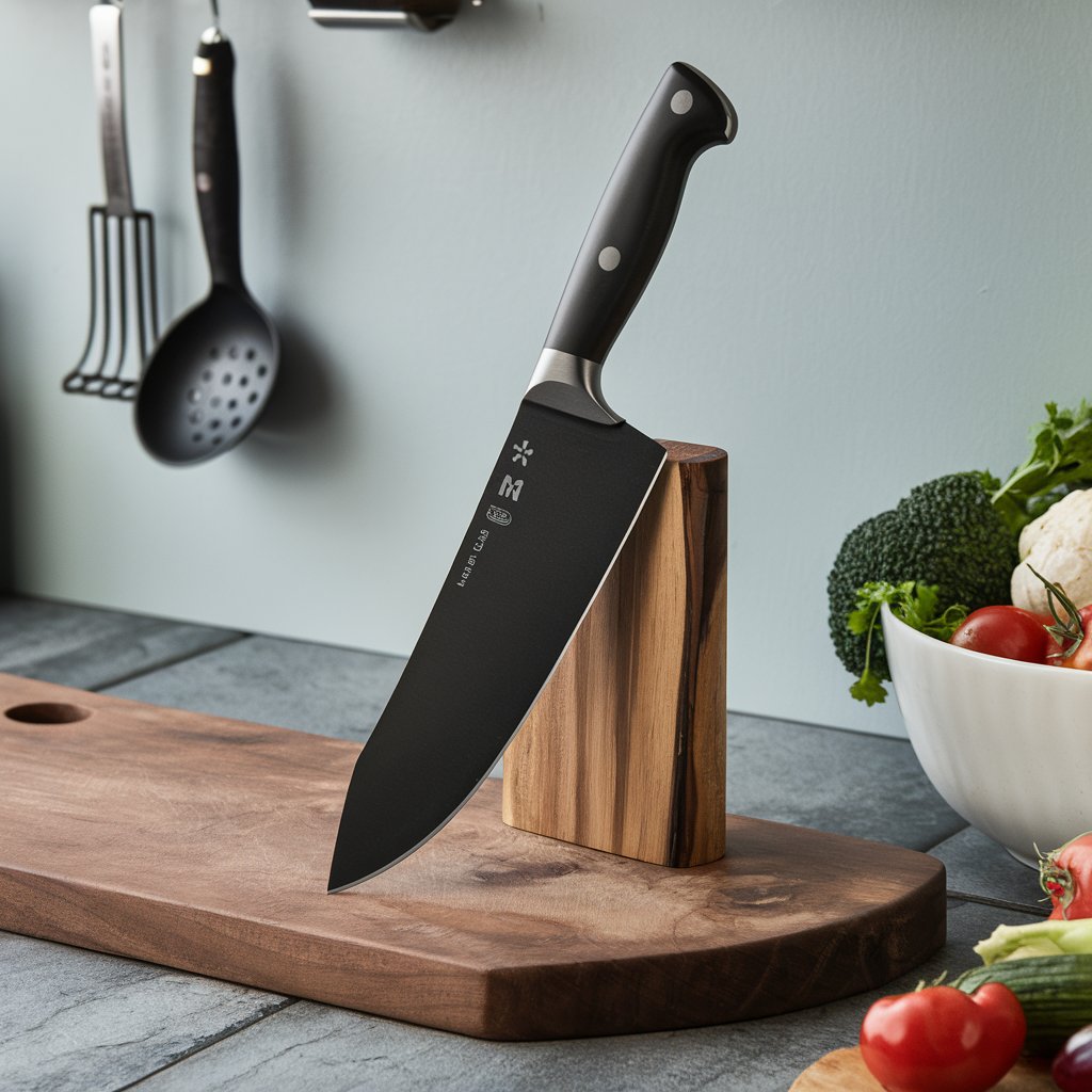 Nighthawk Edge Black matte finished Kitchen Knife