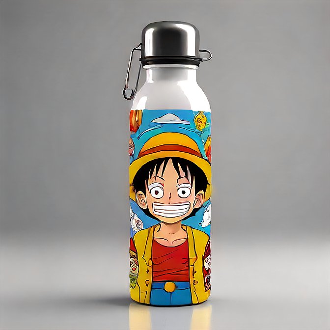 Anime Insulated water monkey D luffey By Bharatkitchenware