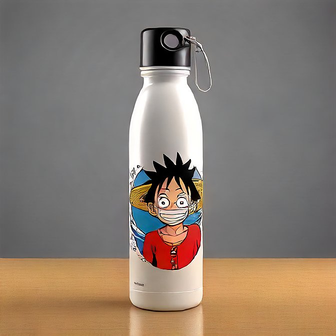 Anime Insulated water monkey D luffey By Bharatkitchenware