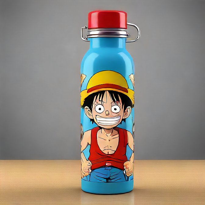 Anime Insulated water monkey D luffey By Bharatkitchenware