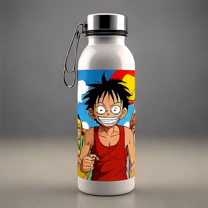 Anime Insulated water monkey D luffey By Bharatkitchenware